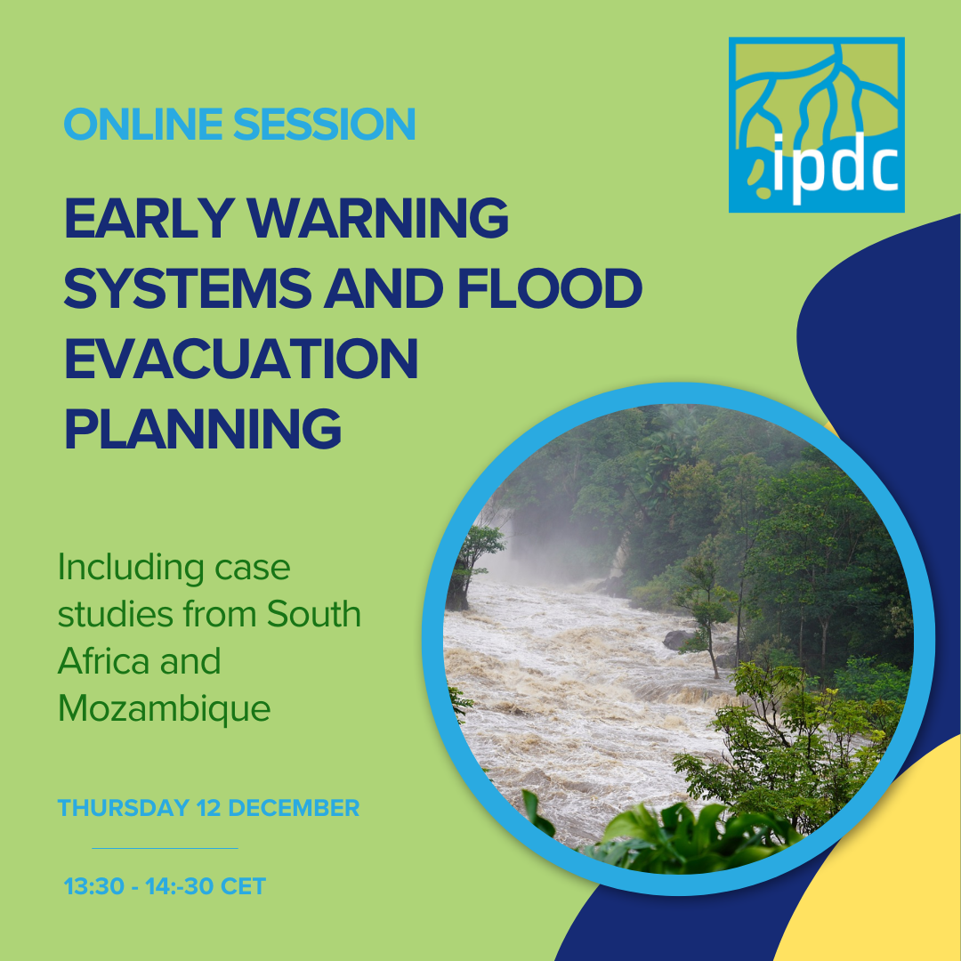 Online Session 12 December 2024: Early warning systems and flood evacuation planning