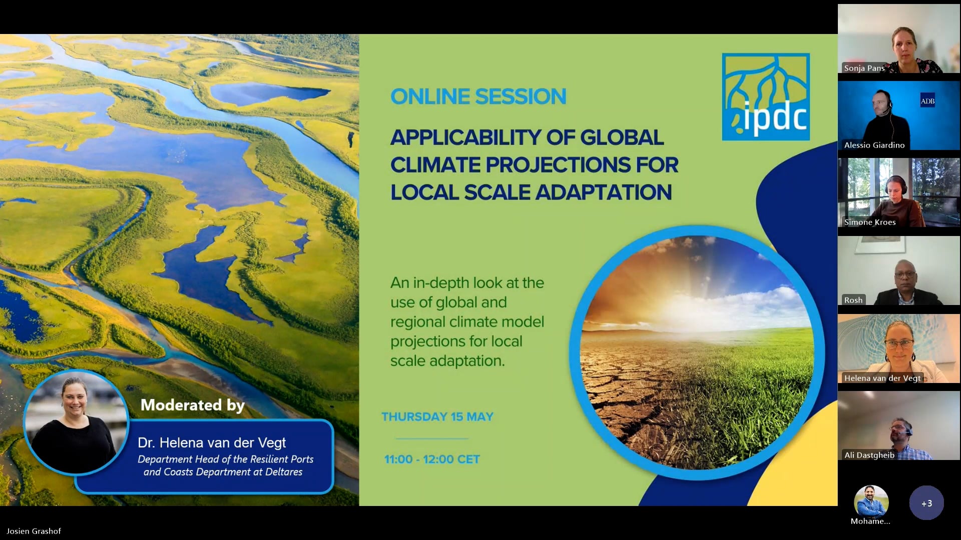 The applicability of global climate projections for local scale adaptation